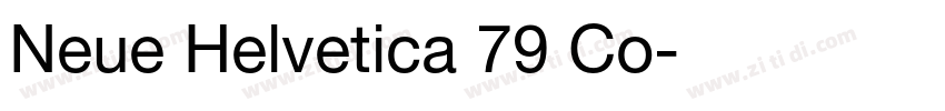 Neue Helvetica 79 Co字体转换 Neue Helvetica 79 Co字体转换